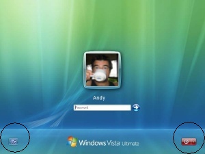 Windows Vista Log On Screen