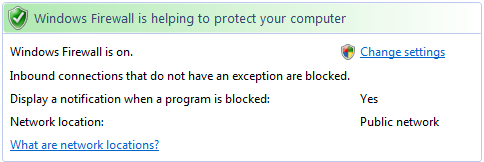 Windows Vista Firewall