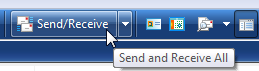 Windows Mail's Send/Receive button