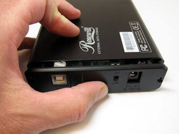 Building your own portable hard drive from your old computer.