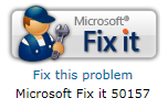 Microsoft's Fix It button automatically repairs specific problems with your computer.