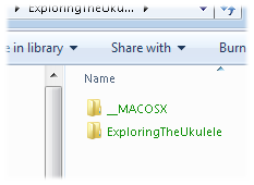 File names appearing in green letters are encrypted.