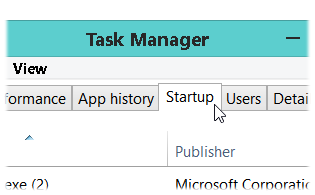 The Task Manager's Startup tab lets you stop programs from loading automatically on the Windows 8 desktop.